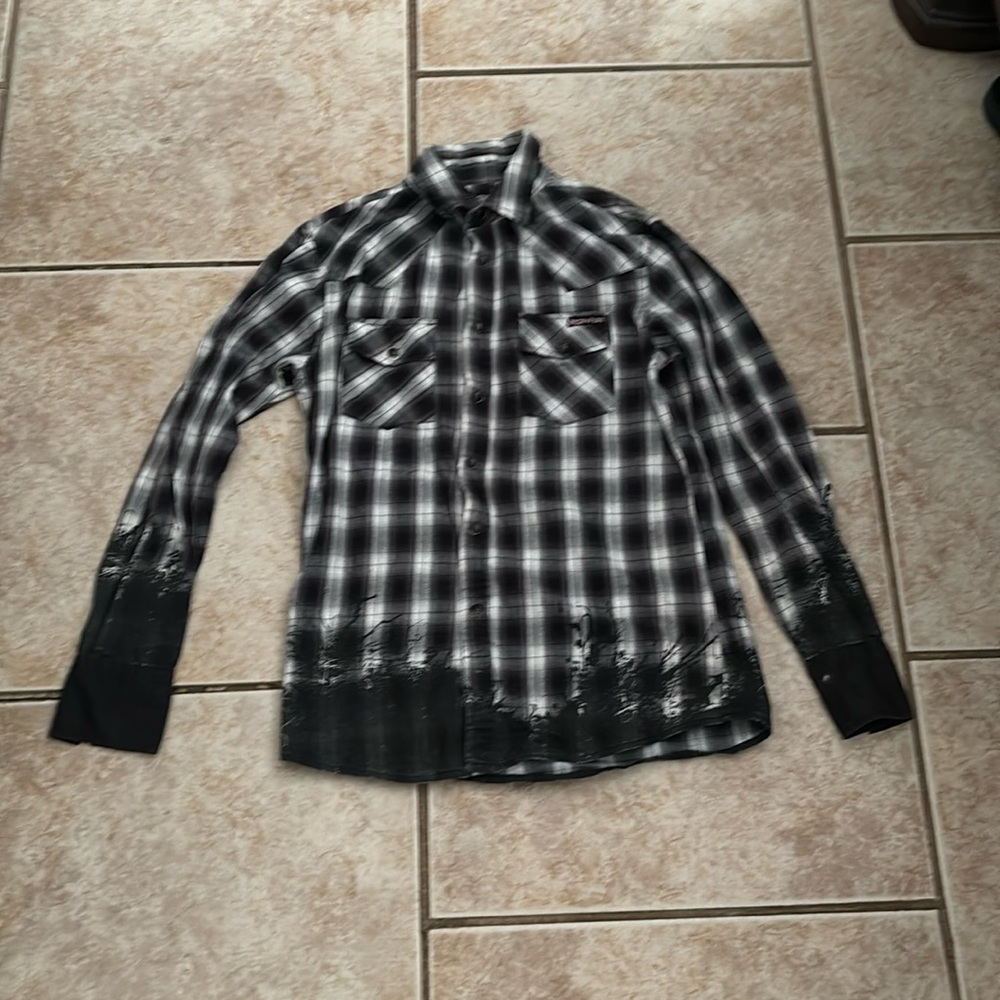 Iron Fist Mens Flannel Long Sleeve